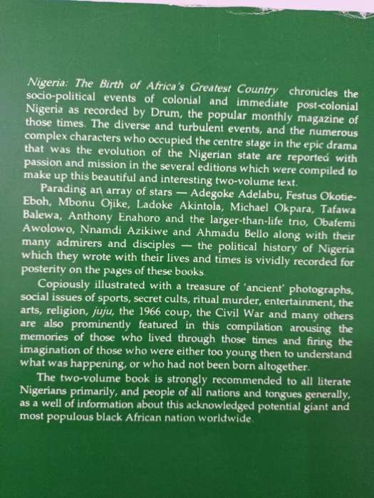 Nigeria ... From the Pages of Drum, 2 volumes complete. Famous South African magazine.