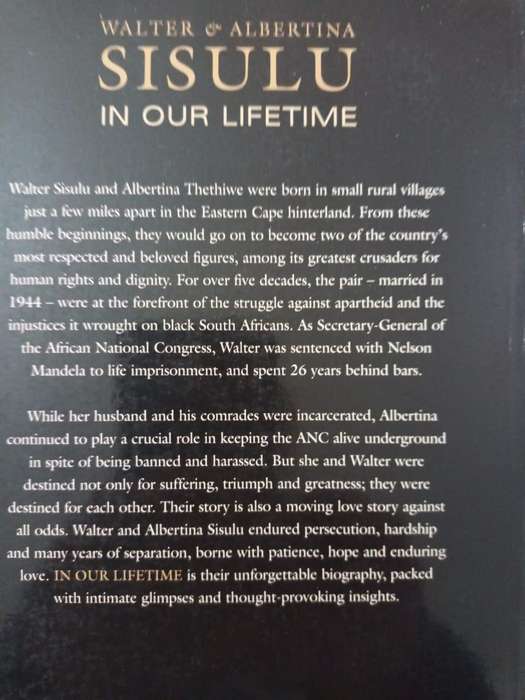 Walter & Albertina Sisulu: In Our Lifetime (Elinor Sisulu)