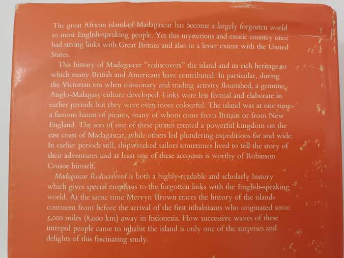Madagascar Rediscovered: A History from Early Times to Independence