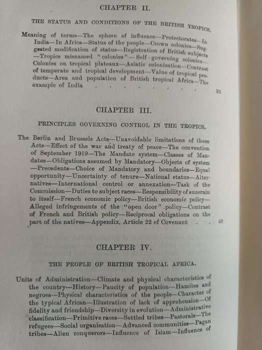 Sir F. D. Lugard, The Dual Mandate in British Tropical Africa (1926 edition)
