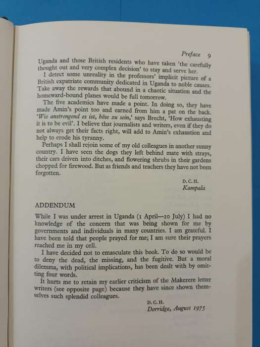 Denis Hills, The White Pumpkin (Uganda, Idi Amin)