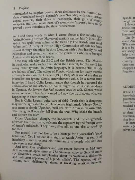 Denis Hills, The White Pumpkin (Uganda, Idi Amin)