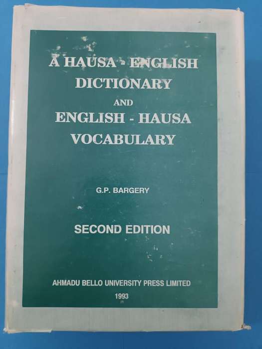 A Hausa-English Dictionary and English-Hausa Vocabulary