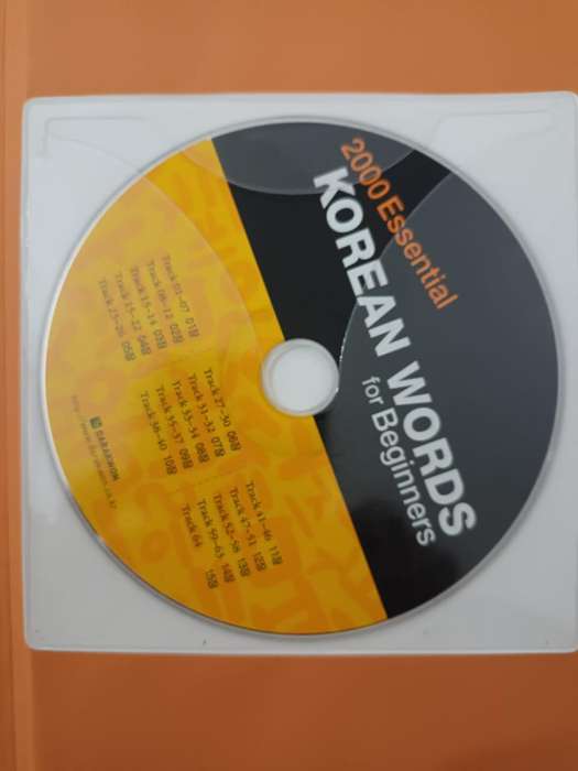 2000 Essential Korean Words - Beginner and Intermediate, each with CD