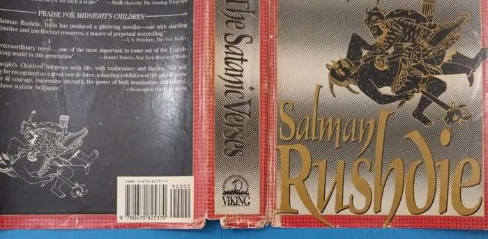 Salman Rushdie, The Satanic Verses, 1988, early U.S. impression