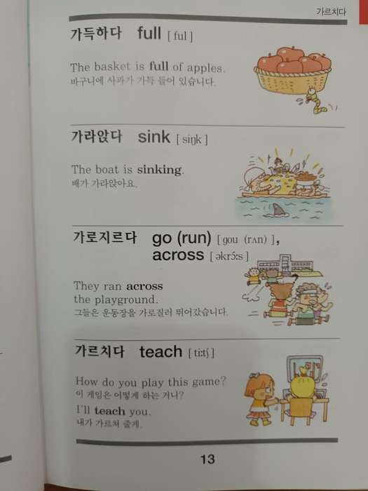 Korean-English Dictionary for young students (Geu-rim-eu-ro Bo-neun Han-yeong Sa-jeon)