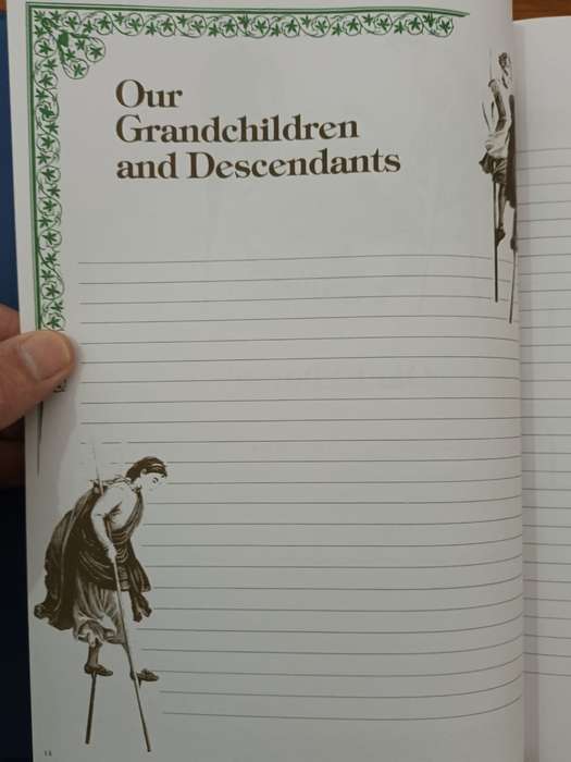 The History of our Family (unused blank book ideal for the amateur family historian)