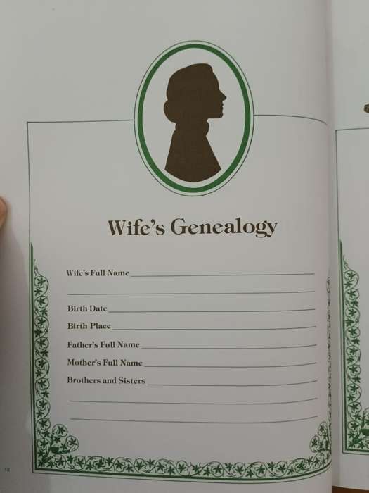 The History of our Family (unused blank book ideal for the amateur family historian)