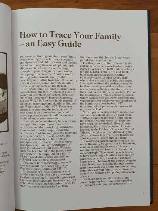 The History of our Family (unused blank book ideal for the amateur family historian)