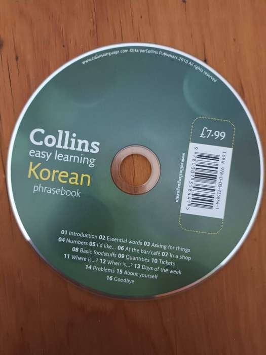 Collins Easy Learning Korean Phrasebook (with CD)