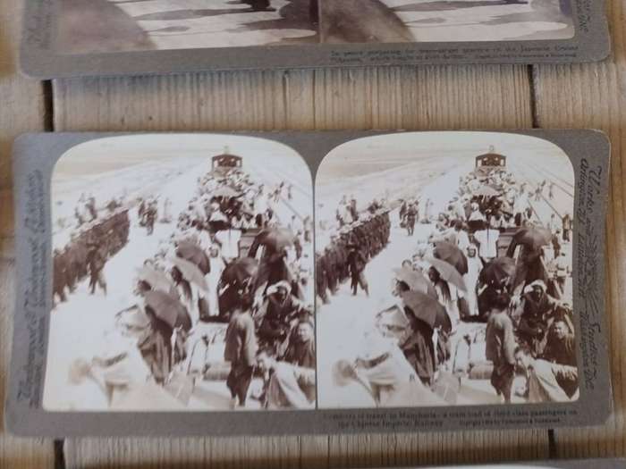 Russo-Japanese War, 1904: 26 contemporary stereoscopic slides