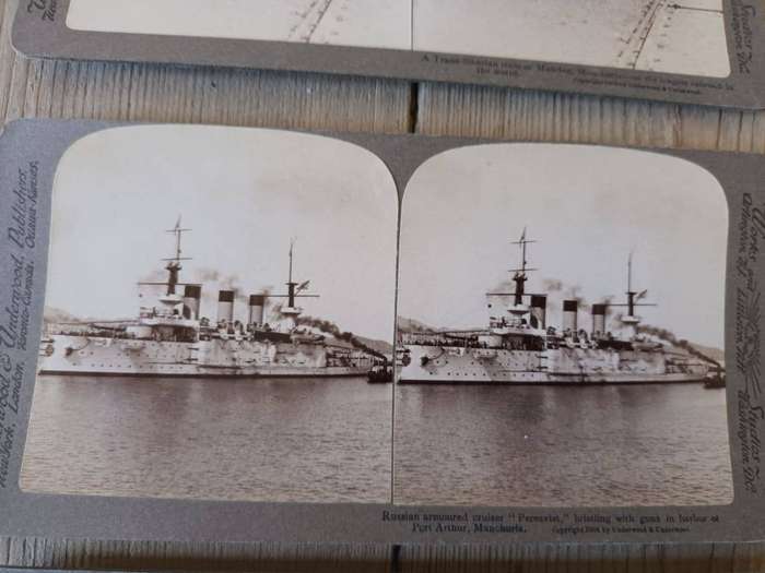 Russo-Japanese War, 1904: 26 contemporary stereoscopic slides