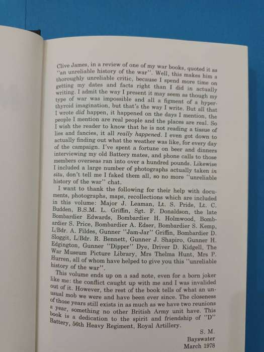 Spike Milligan, Mussolini: His Part in My Downfall. First Edition, 1978, very good condition
