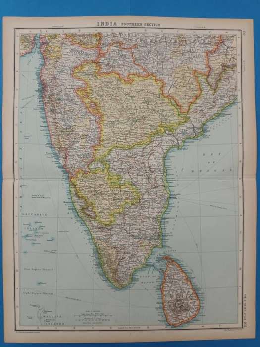 Map: India, 1924