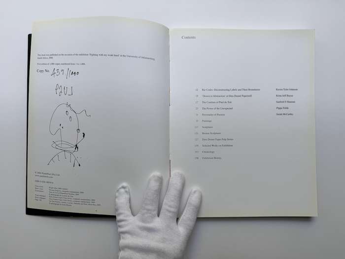 Paul Du Toit - Fighting With my Weak Hand no 439/1000 (signed with small drawing)