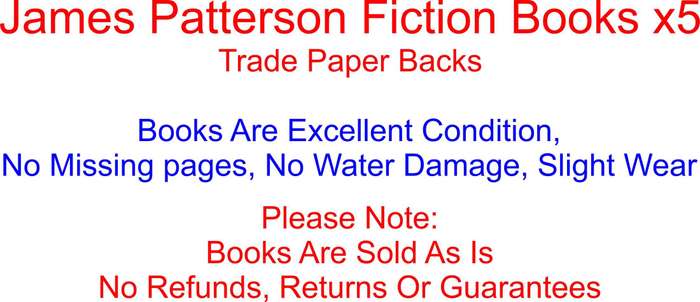 5 James Patterson Novels