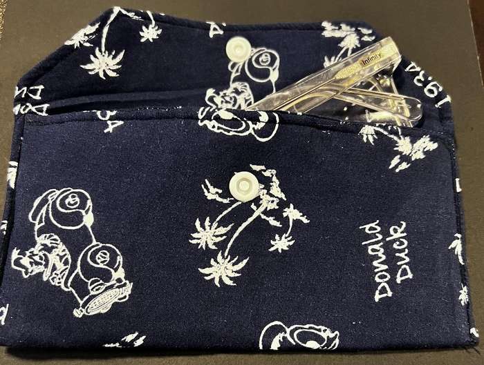 Sunglasses / Glasses soft fabric case (Donald Duck)