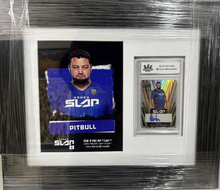 UFC Power Slap Signed Danie Pittbull van Heerden