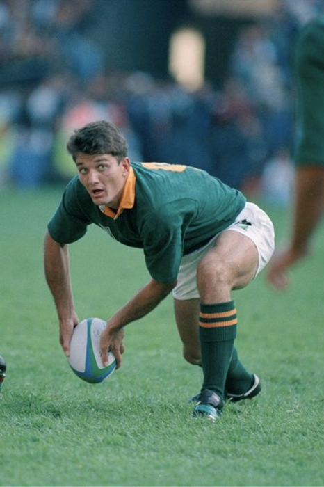 Joost vd Westhuizen Springbok Rugby Frame Signed