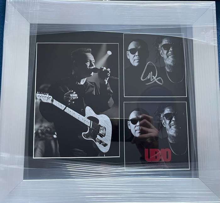 UB40 Frame Signed Ali Campbell