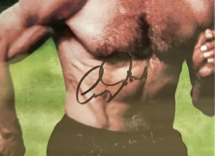 Rugby Frame Signed by Andre Joubert