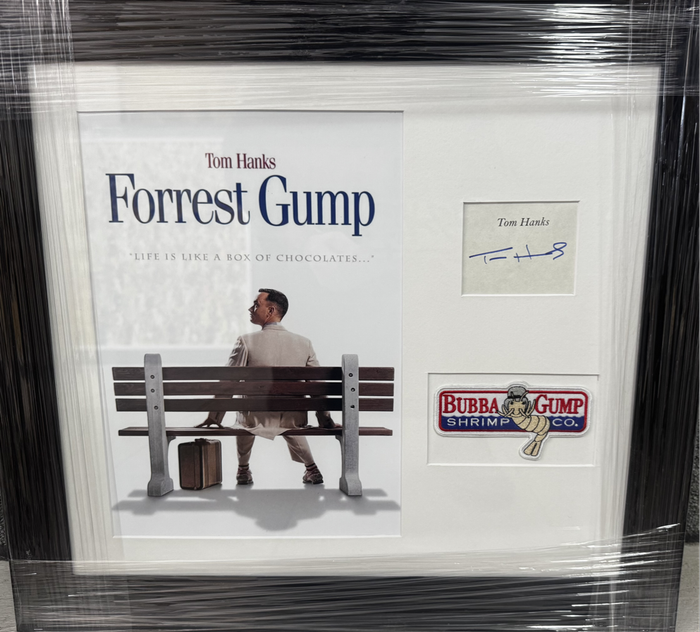 Forrest Gump Frame Signed Tom Hanks