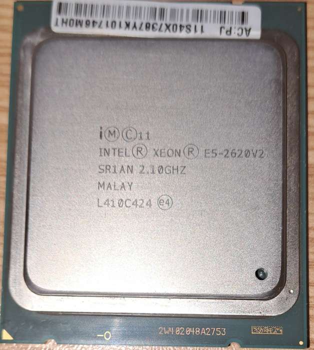 Intel Xeon Processor 2.1GHz Six Core E5-2620 v2 15MB Cache LGA2011 CPU SR1AN