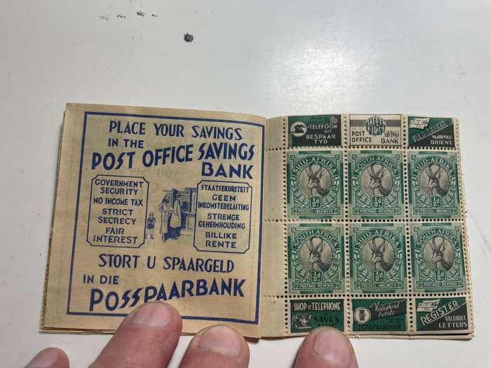 Union of South Africa 1935 Booklet no. 10