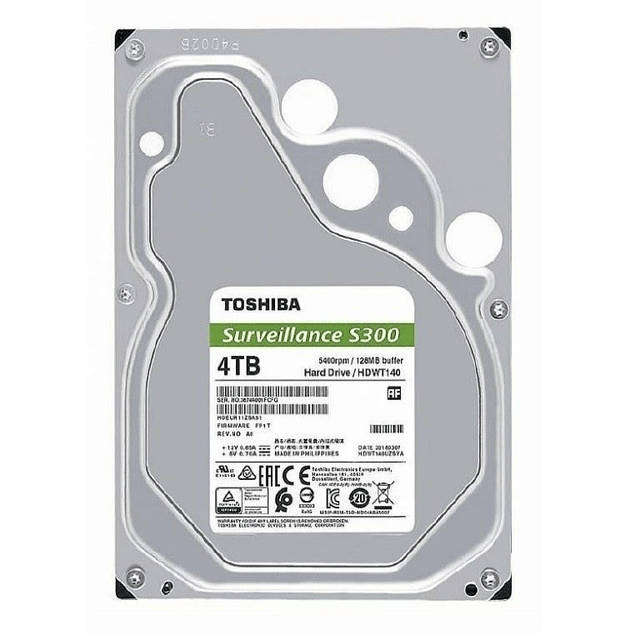 Toshiba S300 Surveillance Drive 3.5-inch 4TB SATA Internal Hard Drive