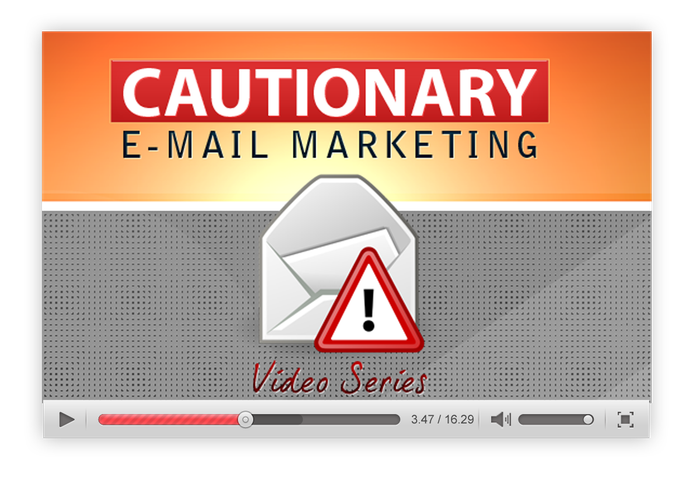 Cautionary Email Marketing eBook plus Video Upgrade Bundle