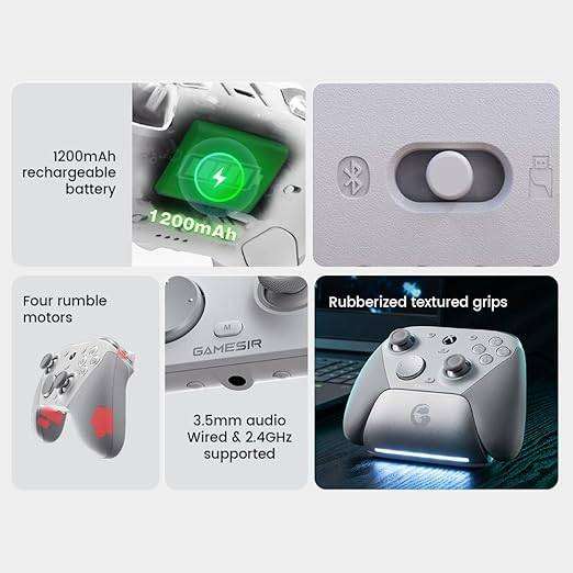GameSir G7 Pro - Wired Xbox Controller - Wireless PC and Bluetooth