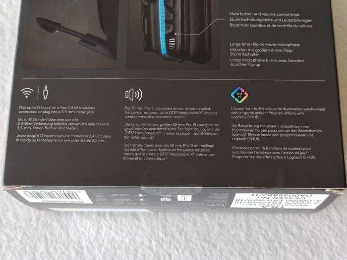 Logitech G935 - Wireless Gaming Headset (PS5/PS4/PC/Nintendo Switch)