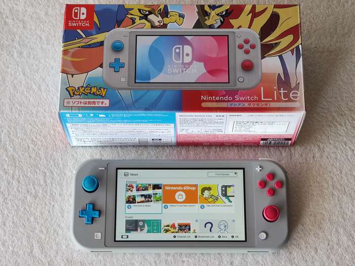 Nintendo Switch Lite Console - Zacian & Zamazenta Limited Edition