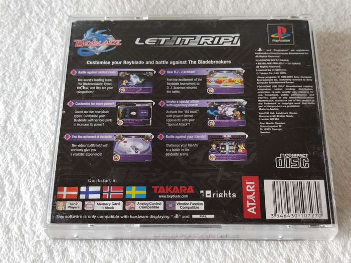 Beyblade - PS1 / Playstation One Game (PAL)