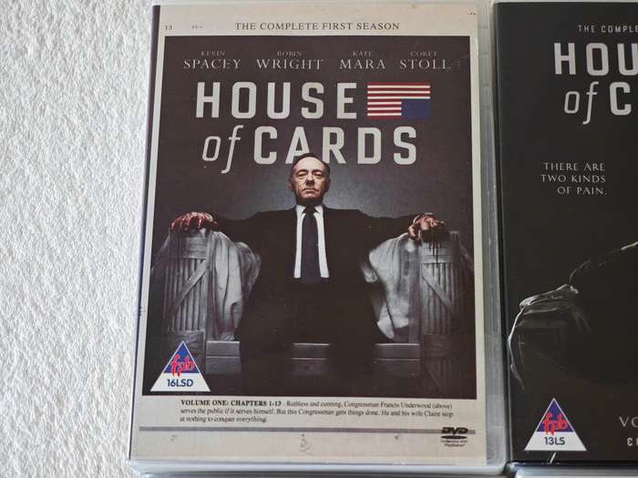 House Of Cards Season 1-6 - Complete DVD Box Set