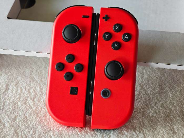 V2 Nintendo Switch Console - Mario Red & Blue Edition