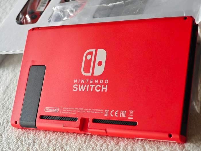 V2 Nintendo Switch Console - Mario Red & Blue Edition