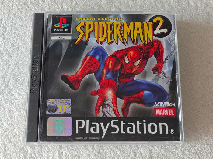 Spider-Man 2 Enter: Electro - PS1 / Playstation One Game (PAL)