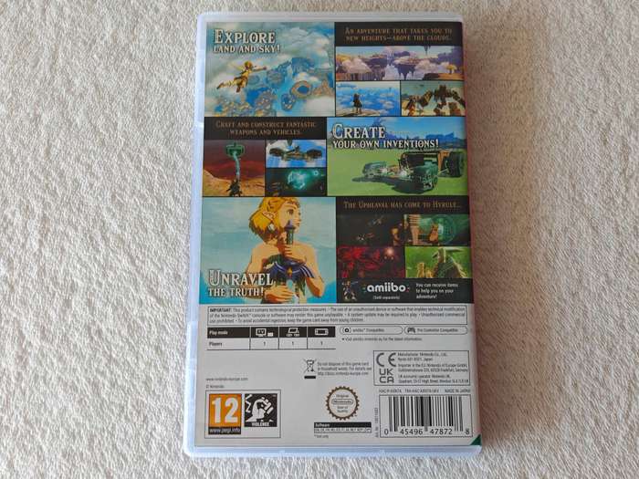 The Legend Of Zelda: Tears Of The Kingdom - Nintendo Switch Game