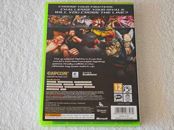 Street Fighter X Tekken - Xbox 360 Game (PAL)