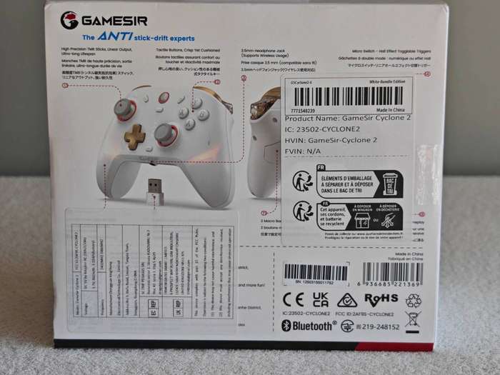 GameSir Cyclone 2 Bluetooth Wireless Multi Platform Controller - White