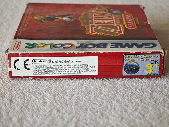 The Legend Of Zelda: Oracle Of Seasons - Nintendo Game Boy Color