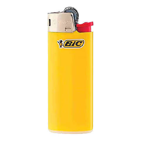 Bic Mini Lighter J5 Yellow