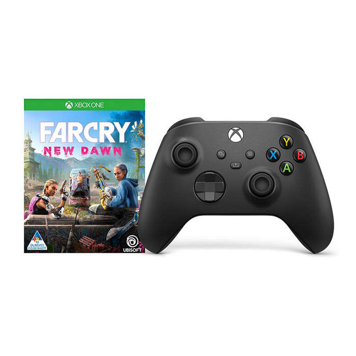 Xbox Series Wireless Controller Carbon Black + Far Cry New Dawn