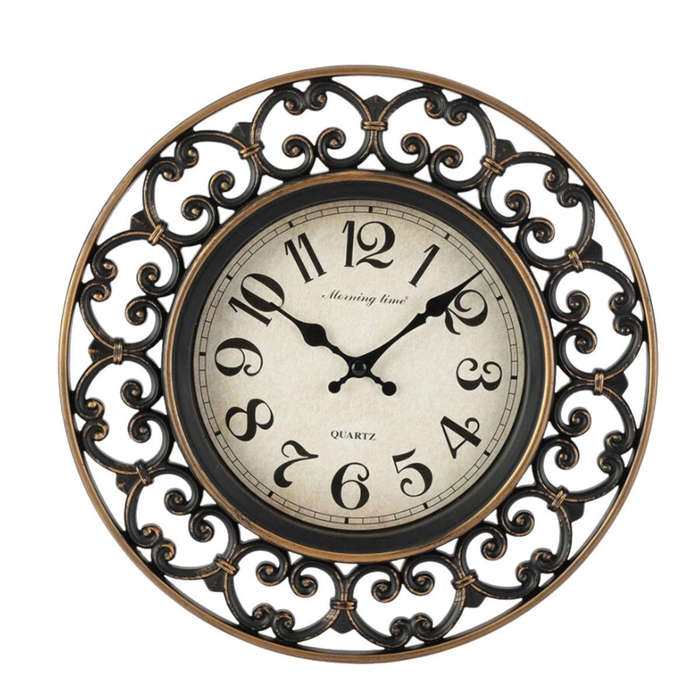 Decorative Morning Time Wall Clock