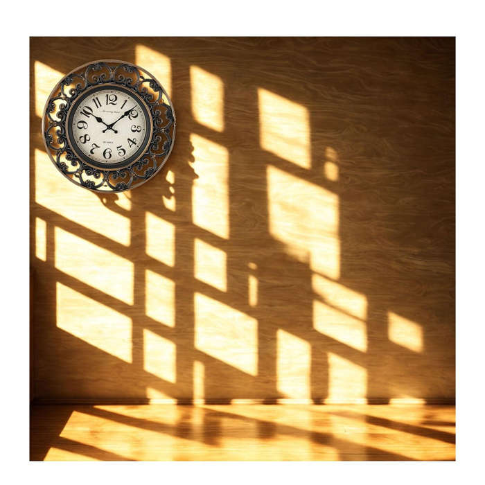 Decorative Morning Time Wall Clock
