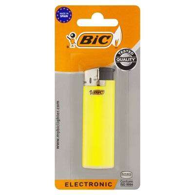 Bic Electronic Lighter Yellow