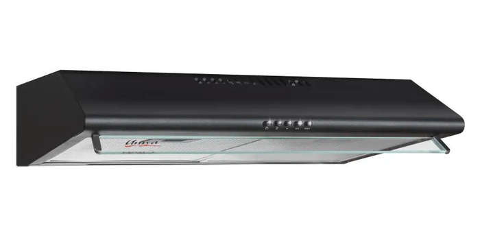 Univa 600mm Wall Mounted Cooker Hood - U600B - Black