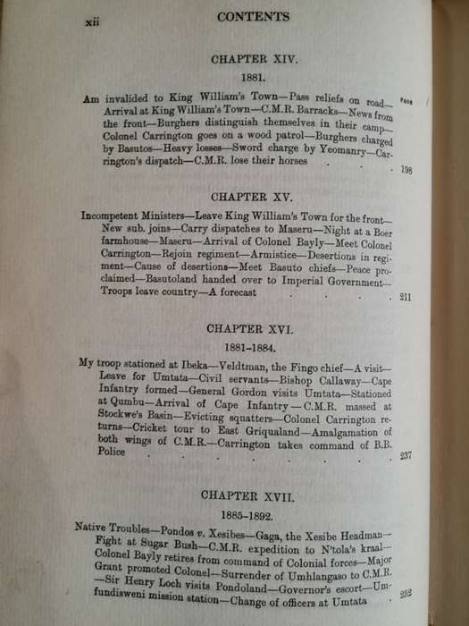 Twenty-five Years' Soldiering in South Africa - A Personal Narrative - By A Colonial Officer