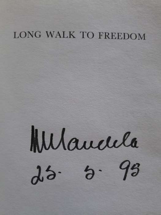 Signed Copy - Long Walk to Freedom - By Nelson Mandela